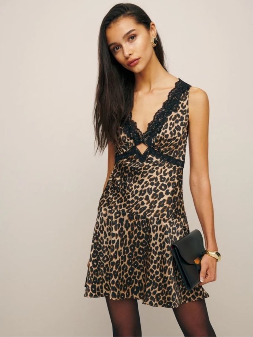 Reformation BELVA SILK DRESS